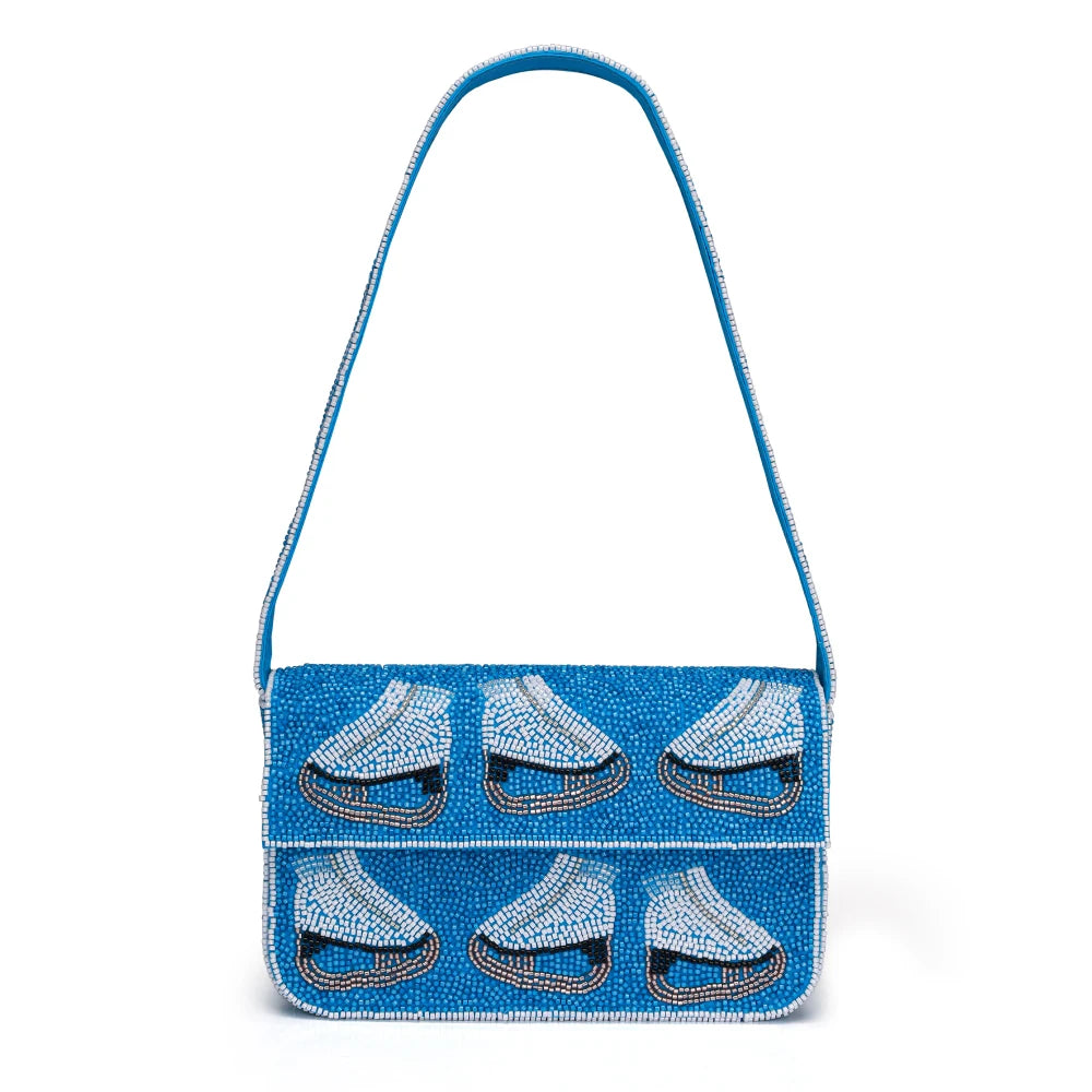 Dachshund Beaded Clutch
