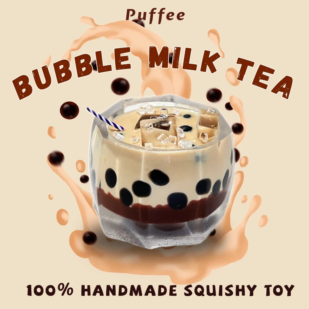 Boba Milk Tea Silicone Squishy Toy