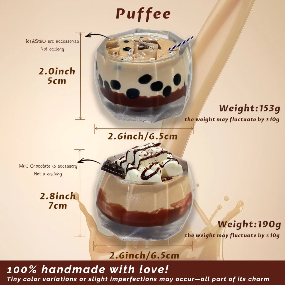 Boba Milk Tea Silicone Squishy Toy