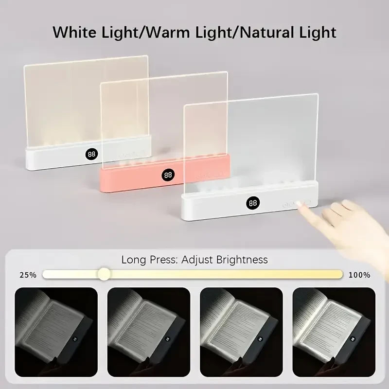 Rechargeable Flat Book Reading Light