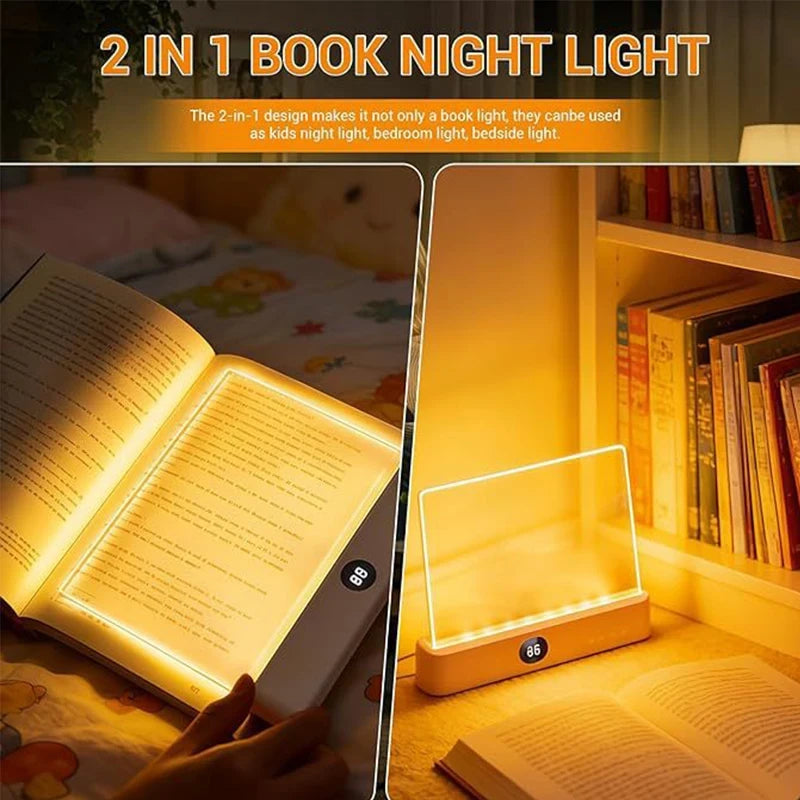 Rechargeable Flat Book Reading Light