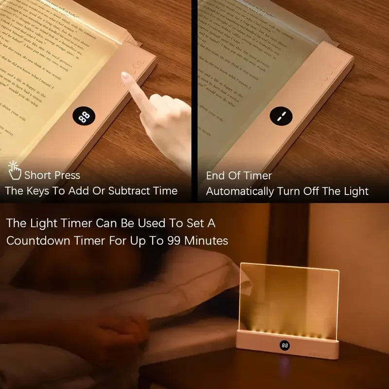 Rechargeable Flat Book Reading Light