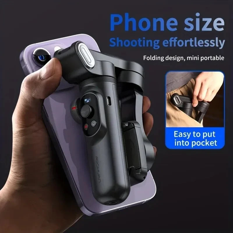 Foldable 3-Axis Smartphone Gimbal Stabilizer