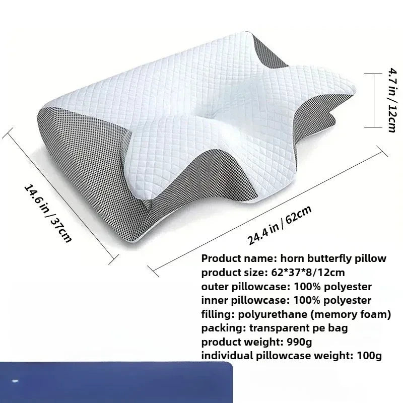 Butterfly Memory Foam Neck Pillow