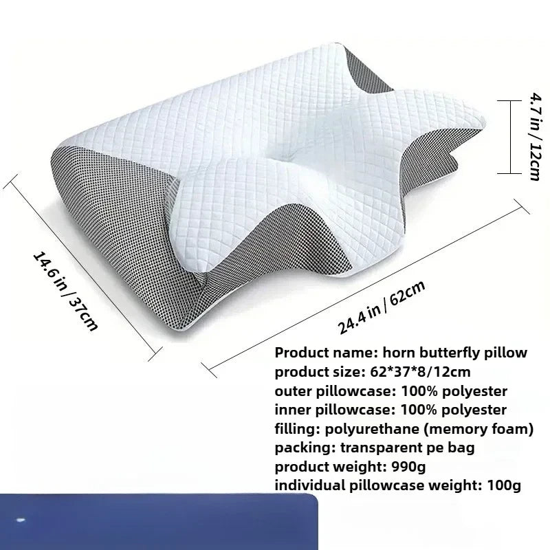 Butterfly Memory Foam Neck Pillow