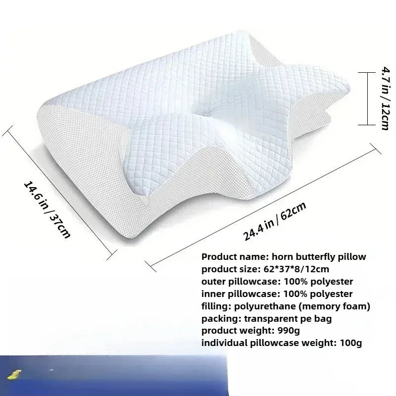 Butterfly Memory Foam Neck Pillow