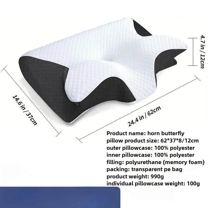 Butterfly Memory Foam Neck Pillow