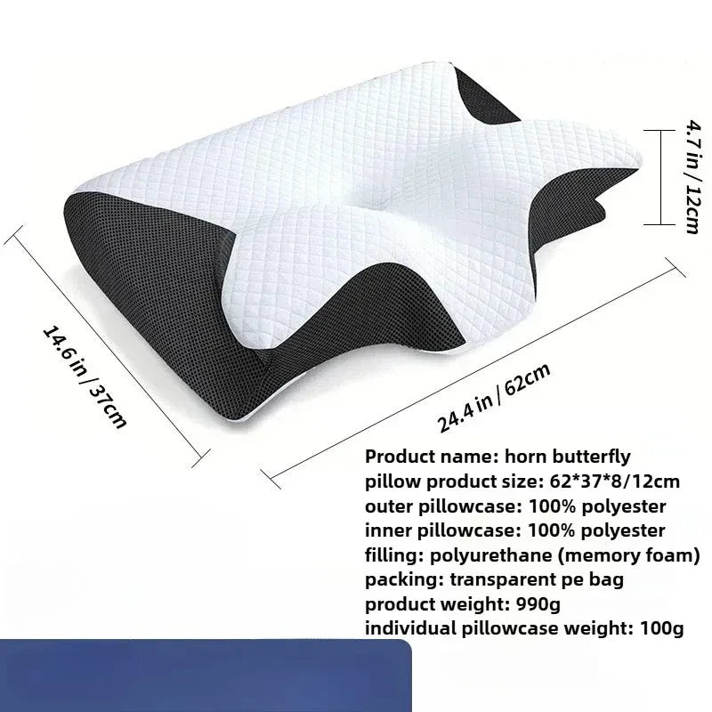 Butterfly Memory Foam Neck Pillow